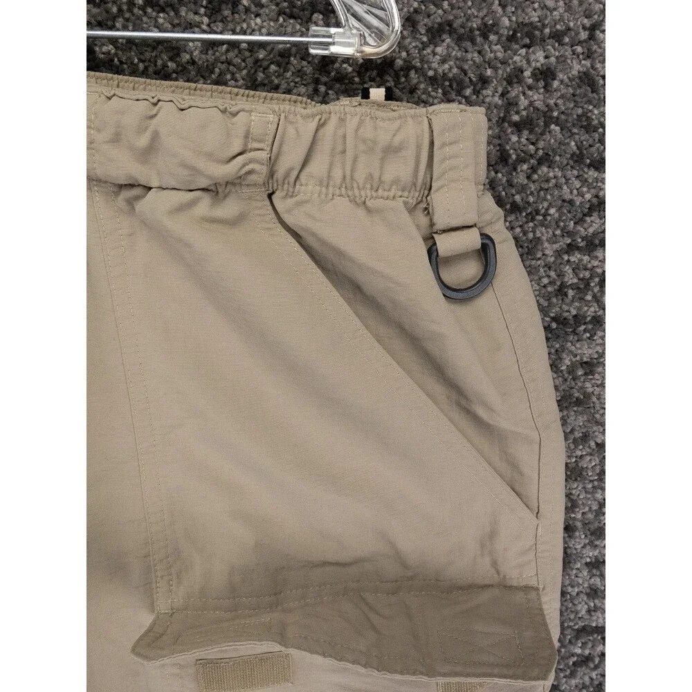 The North Face Convertible Cargo Pants Mens 2XL Beige Belted Flex Waist Gorpcore